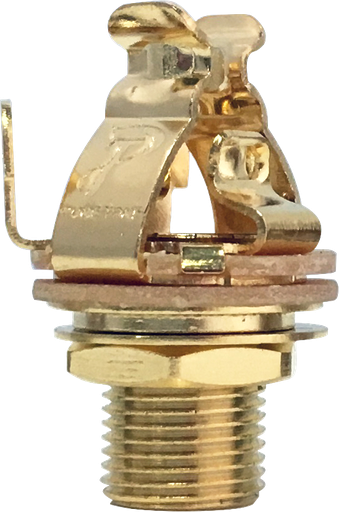 [S-H650G] Pure Tone 1/4" Mono Jack, Gold
