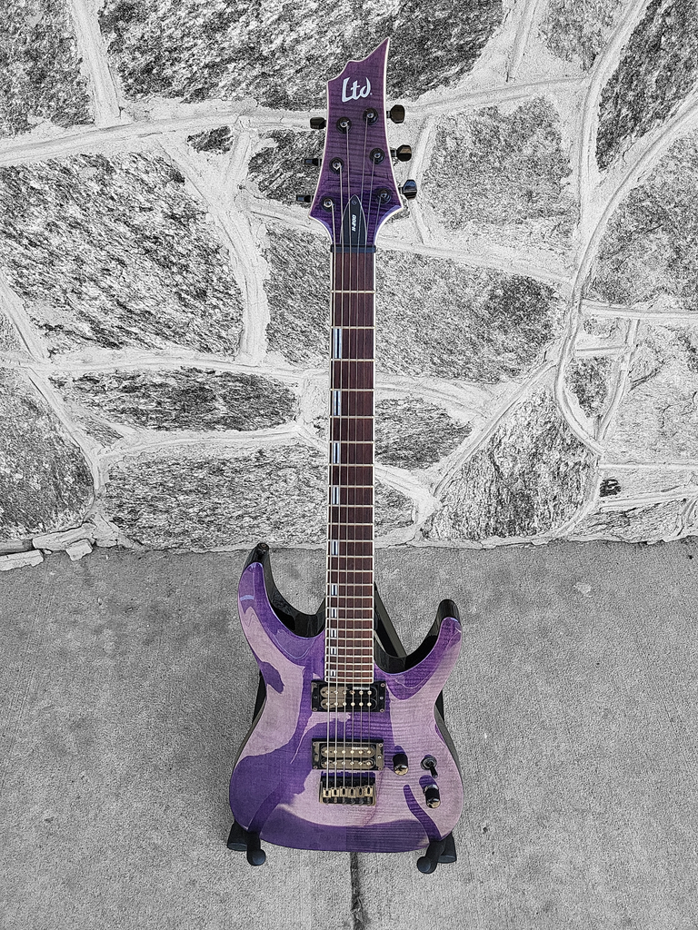 ESP Ltd H-200 Electric Guitar, See-thru Purple - SOLD