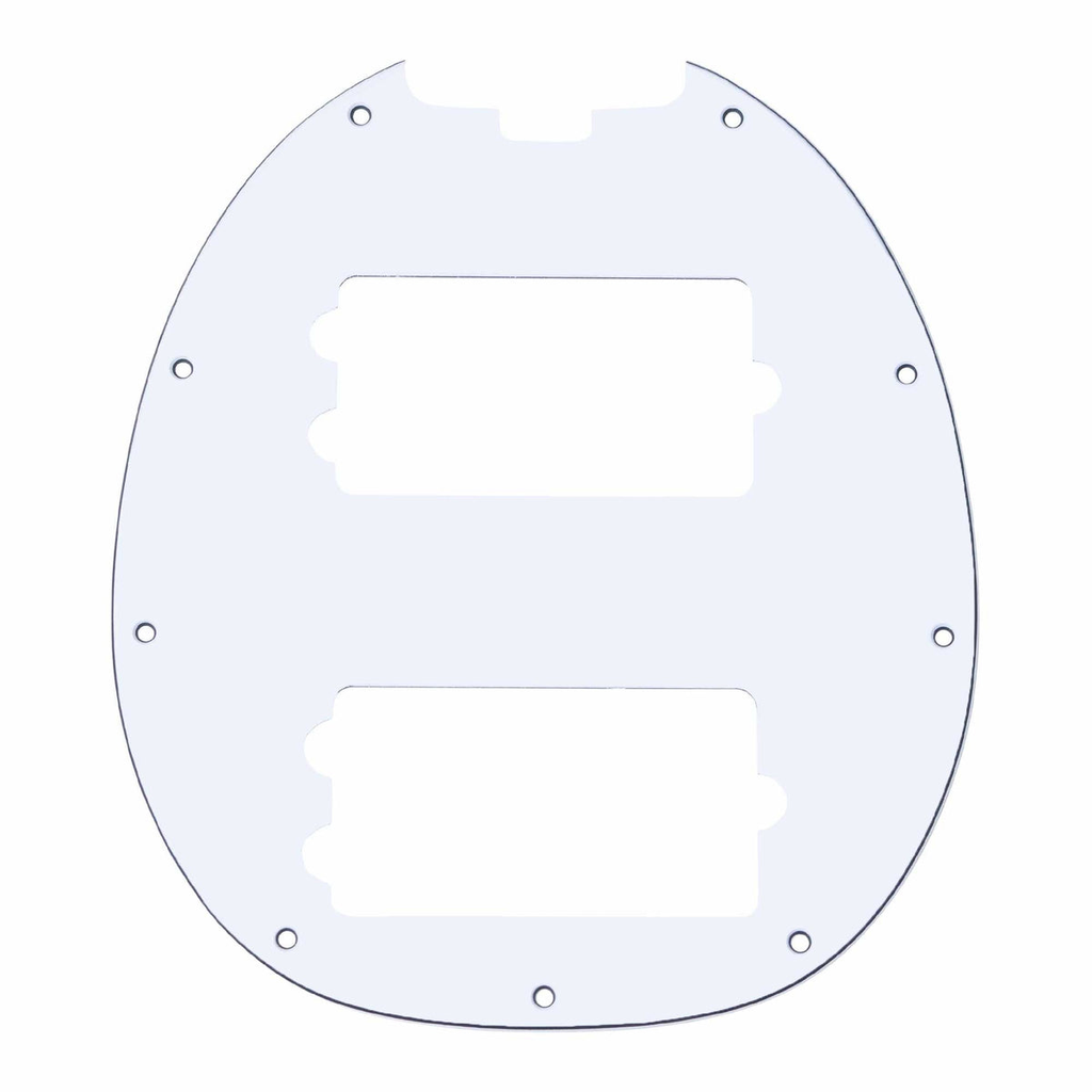 Sterling Pickguard for Ray4HH Bass, White