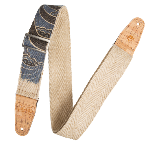 [MH8P-001] Levy's M8HP Vegan Hemp Guitar Strap, Island
