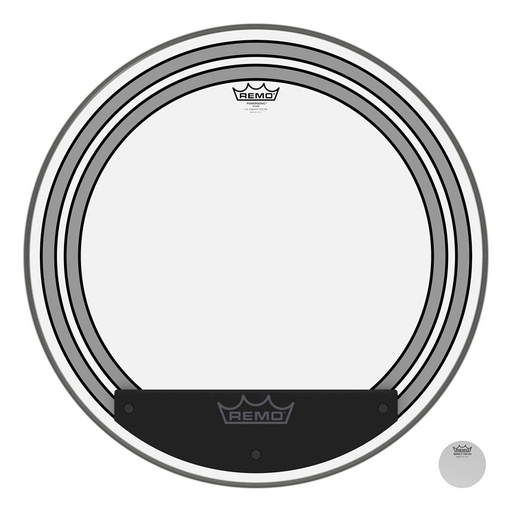 [PW-1324-00] Remo Powersonic Clear Bass Drum Head 24“