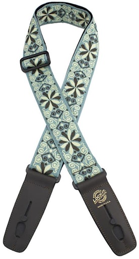 [LIS-304-J19] Lock-It 2" Designer Series Strap, Green Flowers