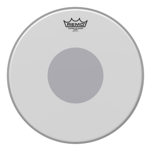 [CS-0114-10] Remo CS-0114-10 Controlled Sound Coated Black Dot Drum Head, 14" 