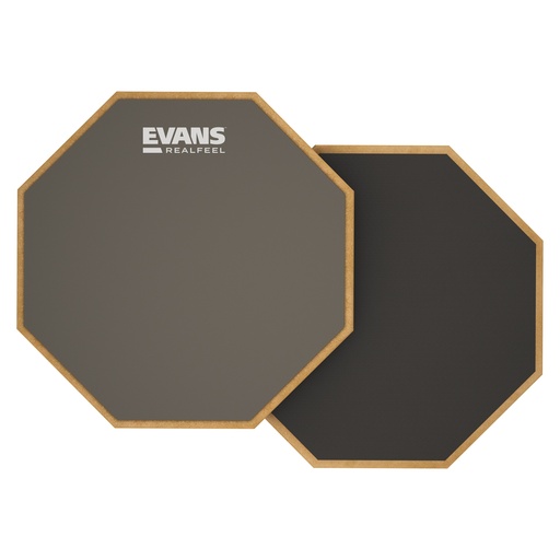 [RF6D] RealFeel™ by EVANS 2-Sided Drum Practice Pad, 6 Inch