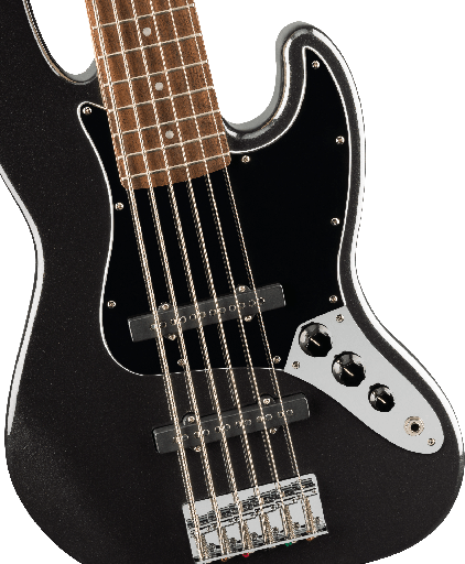 [0378671565] Squier Affinity Jazz Bass VI, Black Metallic