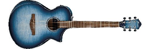 [AEWC400IBB] Ibanez AEWC400 Acoustic Electric Guitar, Indigo Blue Burst