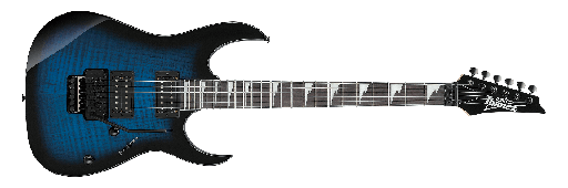 [GRG320FATBS] Ibanez Gio GRG320FA RG Style Electric Guitar, Transparent Blue Sunburst