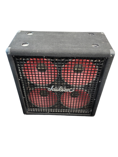 [U-J-412A-1222] Jackson J-412 4x12 Slant Guitar Cabinet, 16 ohms, 200 watts, Made in USA, 1980s