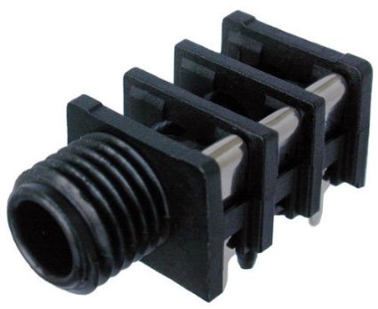[J-508] Fender 1/4" Stereo Jack, PC Mount, 6 Pins