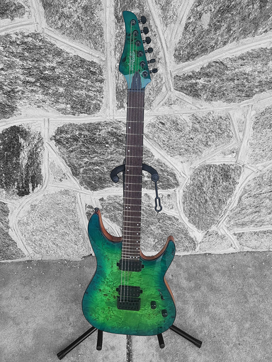 [U-C-6ProAqua-0215] Schecter C-6 Pro, Aqua Burst