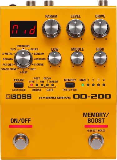 [OD-200] Boss OD-200 Hybrid Drive Pedal 