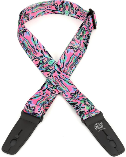[LIS-2024-72] Lock-It Straps PolyPlush 60's Psychedelic, Pink