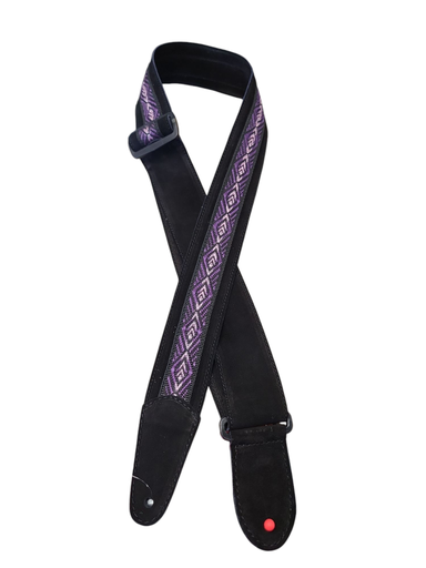 [HP-2BLK-01] Henry Heller HP-2BLK-01 Peruvian Guitar Strap