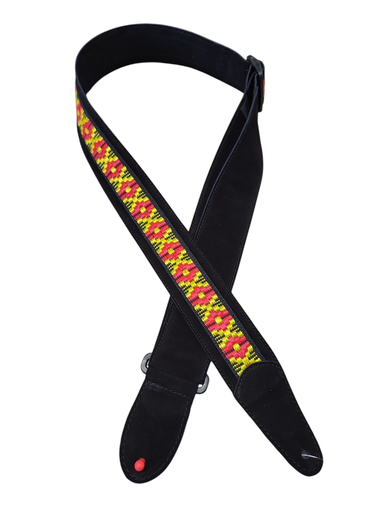 [HP-2BLK-04] Henry Heller HP-2BLK-04 Peruvian Guitar Strap