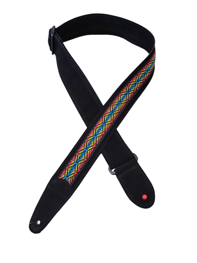 [HP-2BLK-05] Henry Heller HP-2BLK-05 Peruvian Guitar Strap