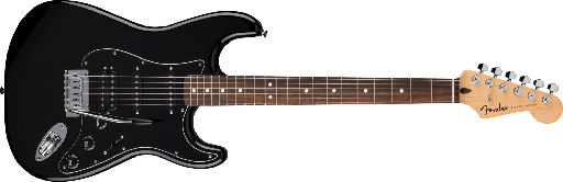 [0266441506] Fender Standard Stratocaster® HSS, Laurel Fingerboard, Black Pickguard, Black