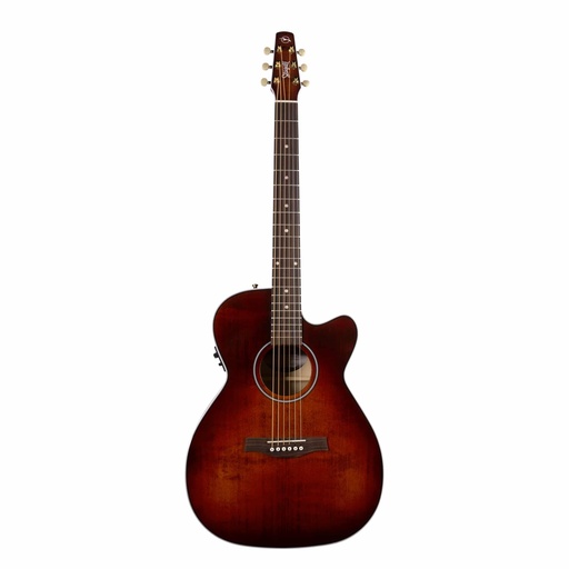 [051977] Seagull Performer CW Concert Hall Acoustic Electric Guitar, Burnt Umber