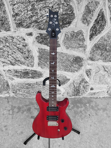 [U-SECE24-0411] PRS SE CE 24 Standard Satin, Vintage Cherry