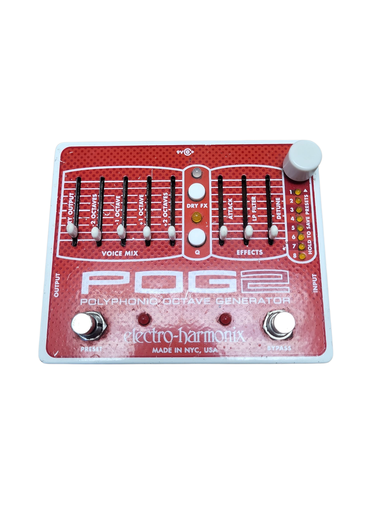 [U-EHXPog2-710] Electro-Harmonix POG2 Polyphonic Octave Generator 2009 - Present - Red / White