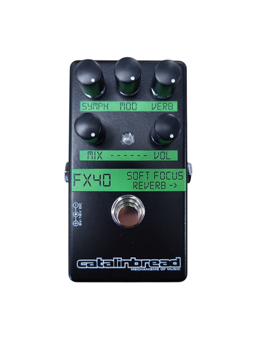 [U-Catalinbreadreverb] Catalinbread Soft Focus Reverb 2022 - Present - Black / Green