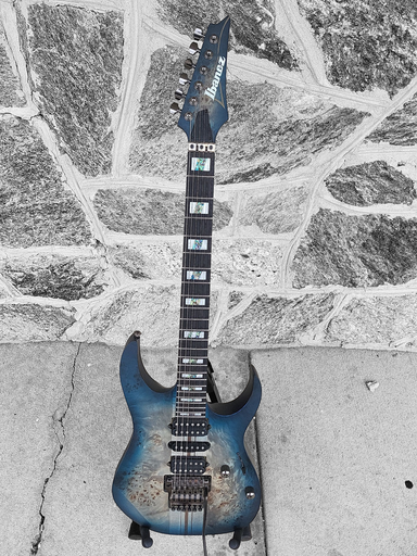 [U-RGT1270PBCTF] Ibanez Premium RGT1270PB Electric Guitar, Cosmic Blue Starburst Flat - DEMO