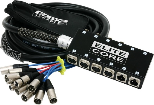 [PS8425] Elite Core PS8425 8 x 4 25' Stage Snake, 8 XLR Sends 4 XLR Returns
