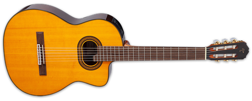 [GC6CENAT] Takamine GC-6CE Nylon String Acoustic Electric Guitar, Natural