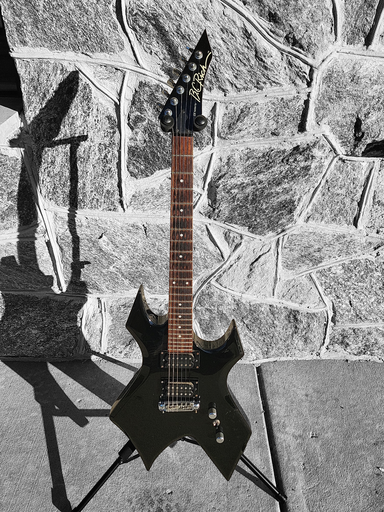 [U-WARLOCK1101] B.C. Rich Bronze Series Warlock, Black