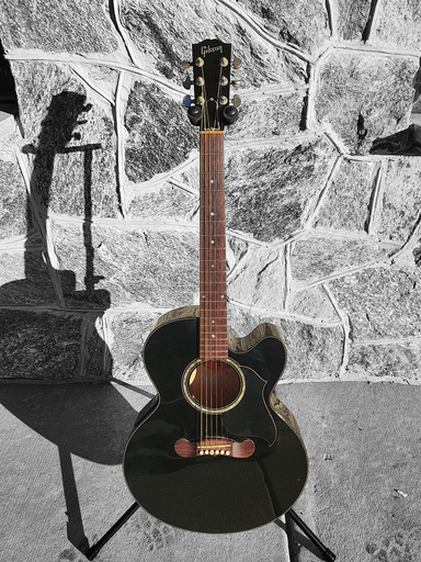 [U-EC-10-1121] 1997 Gibson EC-10 Acoustic Electric, Ebony, with Case