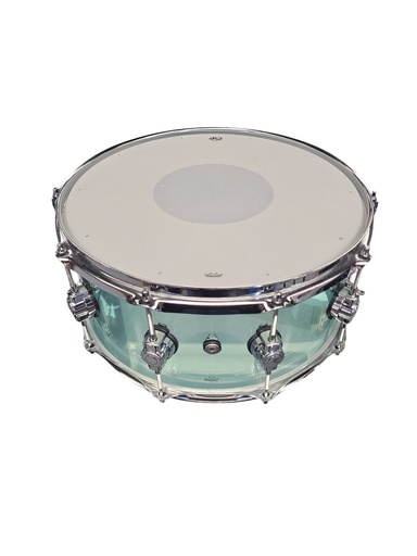 [U-DesignSnare-1212] DW Design Series Acrylic Snare, Sea Glass, 14x6