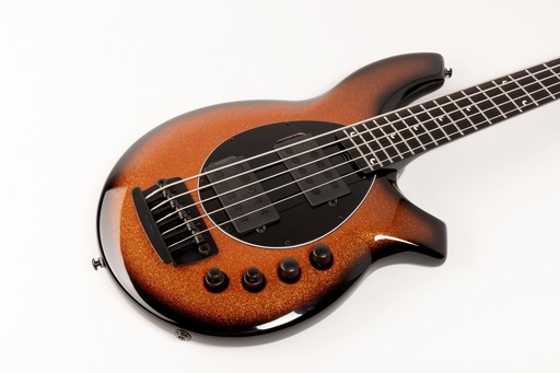 [ 162-HW-52-01-CS-BM] Music Man Bongo 5 HH 5-string Bass, Harvest Orange