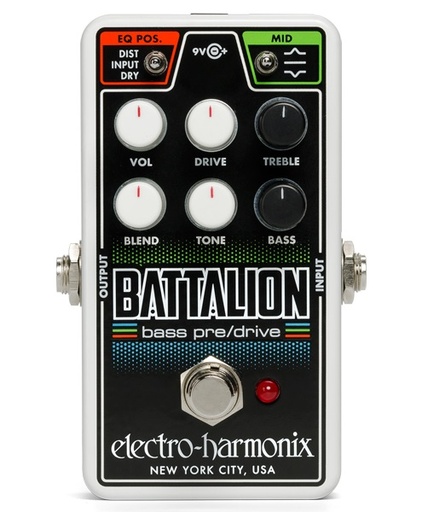 [NANOBATT] Electro-Harmonix Nano Battalion Bass Preamp/Overdrive