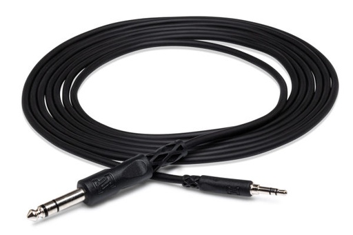 [CMS-110] Hosa CMS-110 Stereo Interconnect 3.5mm TRS to 1/4" TRS. 10'