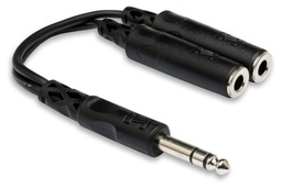 [YPP-118] Hosa YPP-118 Y Cable 1/4" TRS to Dual 1/4" TRSF 