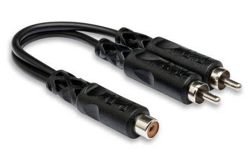 [YRA-105] Hosa YRA-105 Y Cable RCAF to Dual RCA