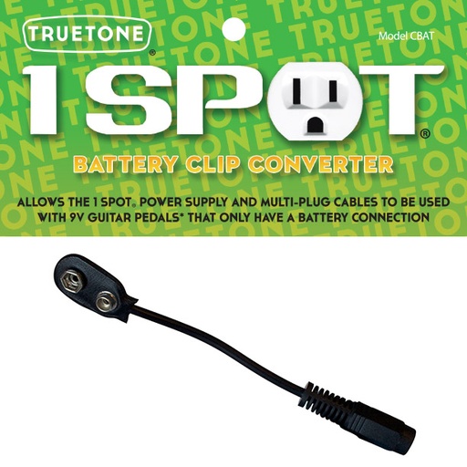 [CBAT] Truetone CBAT 1 Spot Battery Clip Converter