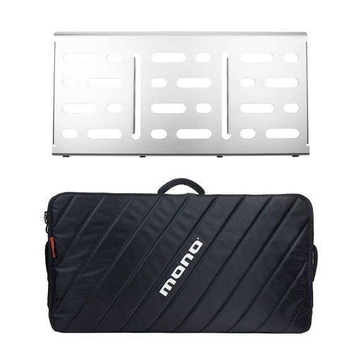 [PFX-PB-L-SLV-BDL] MONO Pedalboard Large Silver + Pro 2.0 Accessory Case