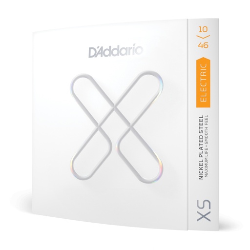 [XSE1046] D'Addario XS Nickel Coated Electric Guitar Strings, 10-46 Regular Light, XSE1046