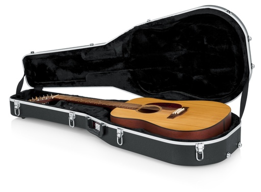 [GC-DREAD-12] Gator Deluxe Molded Case for 12-string Dreadnaught Guitar